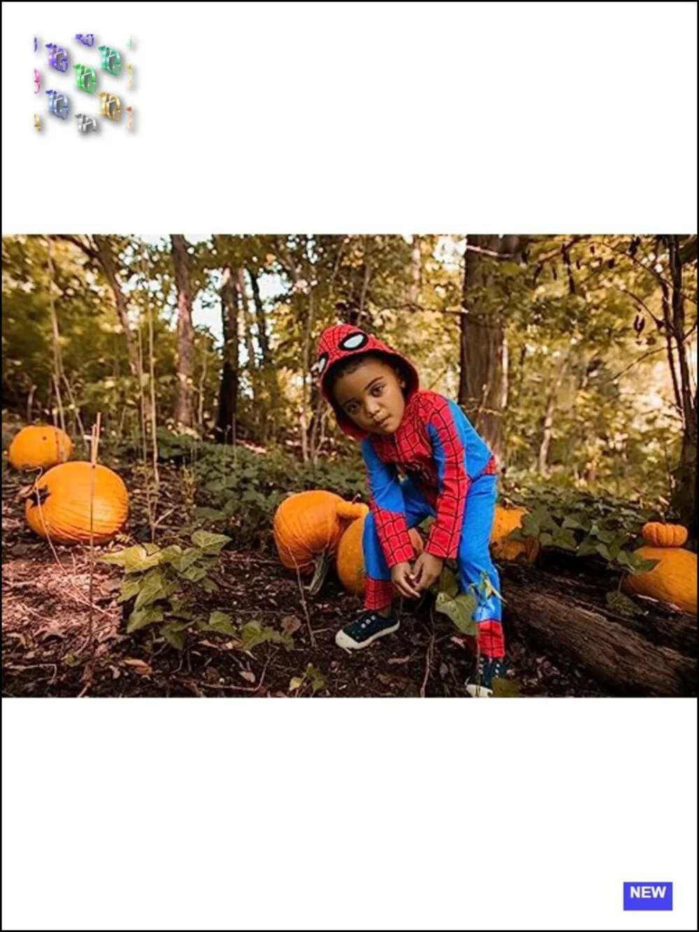 Marvel Spider-Man Cosplay Zip Up Coverall Toddler Boys Halloween Costume